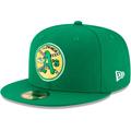 Men's New Era Green Oakland Athletics Cooperstown Collection Wool 59FIFTY Fitted Hat