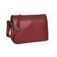 Womens Real Leather Organiser Shoulder Flap over Cross Body Bag Puerto Rico Red