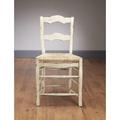 August Grove® Gallman 24" Bar Stool Wood/Wicker/Rattan in White | 24 H x 20 W x 21 D in | Wayfair 49F7F7795B9945A4A6DDFB62CD713014