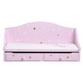 Olivias World 18 in. Baby Doll Wooden Furniture Trundle Bed Dolls Play TD-0096AP