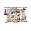 Nathan- Disney Puzzle Erinnerungen an Mickey 500 Teile, 87217