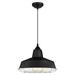 Westinghouse 61049 - 1 Light Academy Dimmable LED Pendant, Black Finish Indoor Pendant LED Fixture