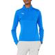 PUMA Women's Liga Training 1/4 Zip Top, Electric Blue Lemonade White, Medium