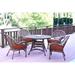 August Grove® Mangum Round 4 - Person 44.5" Long Outdoor Dining Set w/ Cushions | 29.5 H x 44.5 W x 44.5 D in | Wayfair