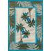 Blue/Green 110 x 0.5 in Area Rug - Bayou Breeze Kolb Floral Area Rug Polypropylene | 110 W x 0.5 D in | Wayfair CB9EBEBFAE6C40B6A8F219952A374636