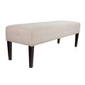 Alcott Hill® Hitchens Bench Polyester/Upholstered in Black/Brown/Gray | 19 H x 55 W x 18.5 D in | Wayfair 036C46541C524AE0A3F8421EE24829F1