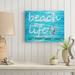 Highland Dunes 'Beach Life' Wrapped Canvas Textual Art Print on Canvas Canvas | 16 H x 20 W x 1.5 D in | Wayfair FE988EEBB31849D0A4FE8C9A95BF22B3