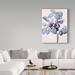 Trademark Fine Art 'The Branch of a Plum Tree' Acrylic Painting Print on Wrapped Canvas in Indigo | 19 H x 14 W x 2 D in | Wayfair BL01760-C1419GG