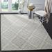 Gray 108 x 0.11 in Indoor Area Rug - Charlton Home® Anik Geometric Handmade Tufted Wool Light Area Rug Wool | 108 W x 0.11 D in | Wayfair