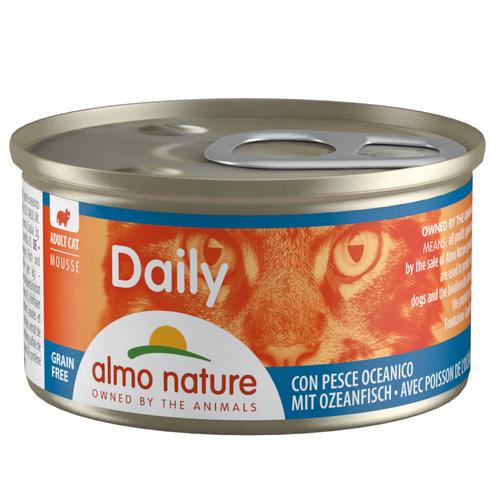 24x85g 2 Sorten Fischmix Almo Nature Daily Menu Katzenfutter nass