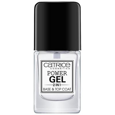 Catrice Power Gel 2in1 Base & Top Coat 010 Transparent y 10.5 ml Weiss