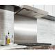 Satin Stainless Steel Splashback Guard Plate 800 mm x 600 mm