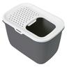 Savic Hop In Cat Litter Box Anthracite/White