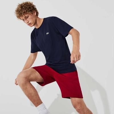 Lacoste Ultra Dry Cotton Sport T-Shirt Men's Tennis Apparel Navy