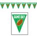 The Beistle Company Game Day Football Pennant Banner in Green | 11 H x 4 W x 0.01 D in | Wayfair 50056