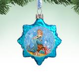 The Holiday Aisle® Mermaid Coastal Glass Ornament Glass in Blue | 3 H x 2 W x 1.5 D in | Wayfair 70584699CD254E91B8FA9F2FE6D093D8