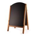 Chalkboards UK Quality Reversible A Frame Blackboard/Chalkboard, Wood, Black, A1, 102 x 73 x 5 cm