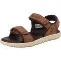 Timberland Nubble Leather 2 Strap (Toddler), Unisex Kids' Open Toe Sandals, Medium Brown Nubuck, 4.5 Child UK (21 EU)