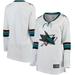 Women's Fanatics Branded White San Jose Sharks Away Breakaway Jersey