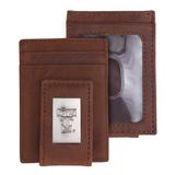 Brown Texas Tech Red Raiders Leather Front Pocket Wallet