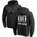 Men's NFL Pro Line by Fanatics Branded Black Dallas Cowboys Personalized Midnight Mascot Pullover Hoodie