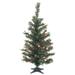 Vickerman 429785 - 30" Artificial Canadian Pine 35 Multi-Colored Lights with Plastic Stand Christmas Tree (C812877LED)