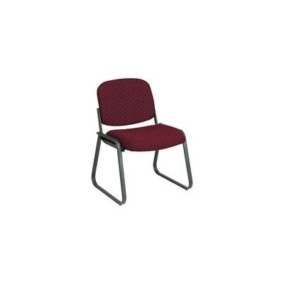 Office Star Custom Sled Base Armless Guest Chair - Inferno