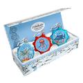 G Debrekht 3 Piece at the Sea Holiday Shaped Ornament Set Glass in Blue/White | 3 H x 9 W x 4 D in | Wayfair 770136S3