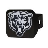 Chicago Bears Chrome on Black Hitch Cover