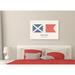 Breakwater Bay 'Malibu Nautical Flags' Graphic Art Print Canvas in Blue/Red | 16 H x 20 W x 1.5 D in | Wayfair BKWT3148 41616930