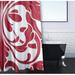 Alcott Hill® Kolby Single Shower Curtain Polyester in Red/Blue/White | 74 H x 71 W in | Wayfair 8DF775F67D8A4188BE65ED31B0469D17