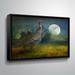 August Grove® Midnight Forage Tury - Print on Canvas in Blue/Gray/Green | 18 H x 24 W x 2 D in | Wayfair 2667CE7A45A84620BE7E7A757969C1C4