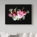 Trademark Fine Art 'Tulips & Paperwhites 3' by Graphic Art Print on Wrapped Canvas in Black/Pink | 18 H x 24 W x 2 D in | Wayfair ALI34339-C1824GG