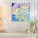 Highland Dunes Jellyfish No. 3 by Susan Pepe - Print Canvas | 10 H x 10 W x 1.5 D in | Wayfair 30C8A16A316C47D3AFCA507EFE204305