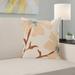 Latitude Run® Outdoor Square Pillow Cover & Insert Polyester/Polyfill blend in Orange | 18 H x 18 W x 7 D in | Wayfair LATR6892 33812397