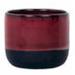 Wrought Studio™ Dahms Reactive Ceramic Pot Planter Ceramic in Red | 4 H x 4.72 W x 4.72 D in | Wayfair 860AED2C78E843D8A4454744718F6D3A