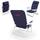 ONIVA&trade; NCAA Monaco Reclining Beach Chair Metal in Blue | 25 H x 23 W x 34 D in | Wayfair 790-00-138-374-0