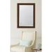 Melissa Van Hise Bead Napa Resin Frame Wall Mirror Resin in Gray/White/Brown | 47 H x 37 W x 2 D in | Wayfair MIR3642436