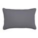 Latitude Run® Immokalee Outdoor Sunbrella Lumbar Pillow Polyester/Polyfill/Sunbrella® in Gray | 13 H x 21 W x 4 D in | Wayfair