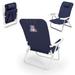 ONIVA™ NCAA Monaco Reclining Beach Chair Metal in Blue | 25 H x 23 W x 34 D in | Wayfair 790-00-138-014-0