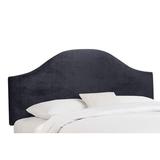 Alcott Hill® Mystere Upholstered Panel Headboard Polyester in Black | 54 H x 56 W x 4 D in | Wayfair ALCT2102 25540049