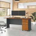 Bush Business Furniture Series Desk Wood in Black | 30 H x 72 W x 27 D in | Wayfair SRA013NCSU