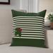 The Holiday Aisle® Holly Square Pillow Cover & Insert Polyester/Polyfill blend in Green | 26 H x 26 W x 7 D in | Wayfair HLDY5954 33811095
