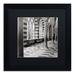 Charlton Home® Alan Blaustein 'St Andrea II' Framed Photographic Print Canvas in Black/White | 16 H x 16 W x 0.5 D in | Wayfair