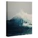 East Urban Home Sea Wave by Bree Madden - Photograph Print on Canvas in Blue/Gray | 24 W x 1 D in | Wayfair EUHH4975 37906425