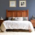 Grain Wood Furniture Shaker Solid Wood Platform Bed Wood in Brown | 49.5 H x 64 W x 86 D in | Wayfair SH0304