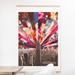 East Urban Home 'Green Superstar New York' Graphic Art Print Paper in Gray/Green/Pink | 14 H x 11 W x 0.01 D in | Wayfair EUHH5301 37907347