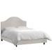 Alcott Hill® Mystere Upholstered Low Profile Standard Bed Metal in White | 58 H x 78 W in | Wayfair ALCT2116 25540183