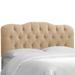 House of Hampton® Roselare Panel Headboard Upholstered/Microfiber/Microsuede | 51 H x 62 W x 4 D in | Wayfair HOHN1737 25540394