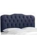House of Hampton® Roselare Panel Headboard Upholstered/Microfiber/Microsuede in White | 51 H x 62 W x 4 D in | Wayfair HOHN1742 25540497
